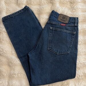 Wrangler Men's Dark Blue Relaxed Jeans